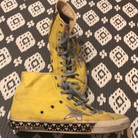 Golden Goose Shoes - Authentic Golden Goose Francy High Tops